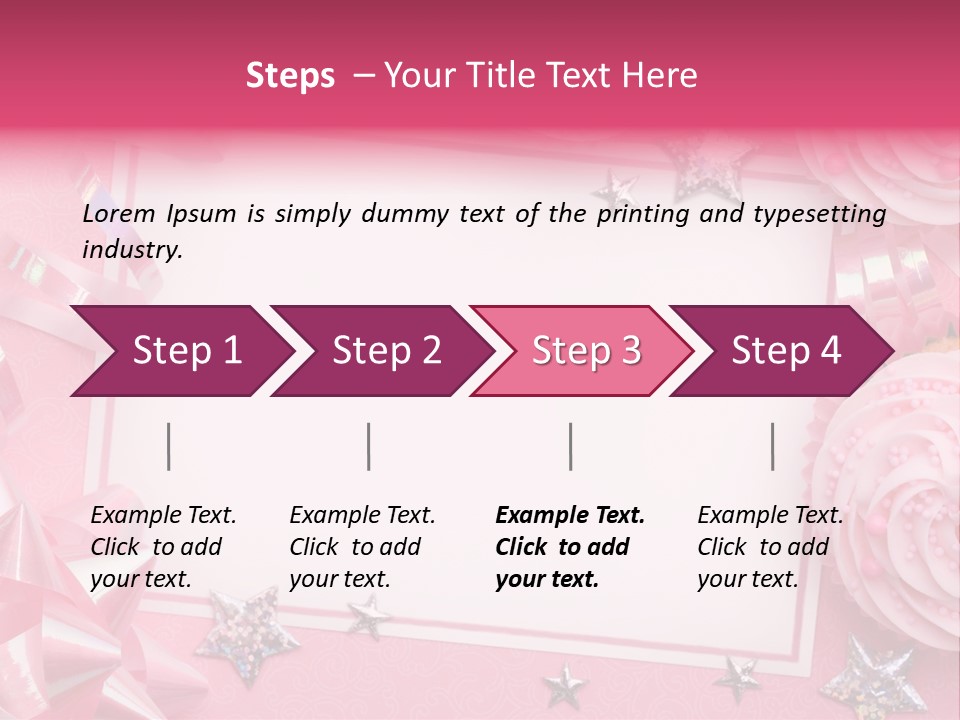 Space Paper Ribbon PowerPoint Template