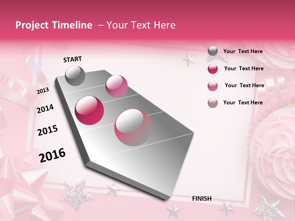 Space Paper Ribbon PowerPoint Template