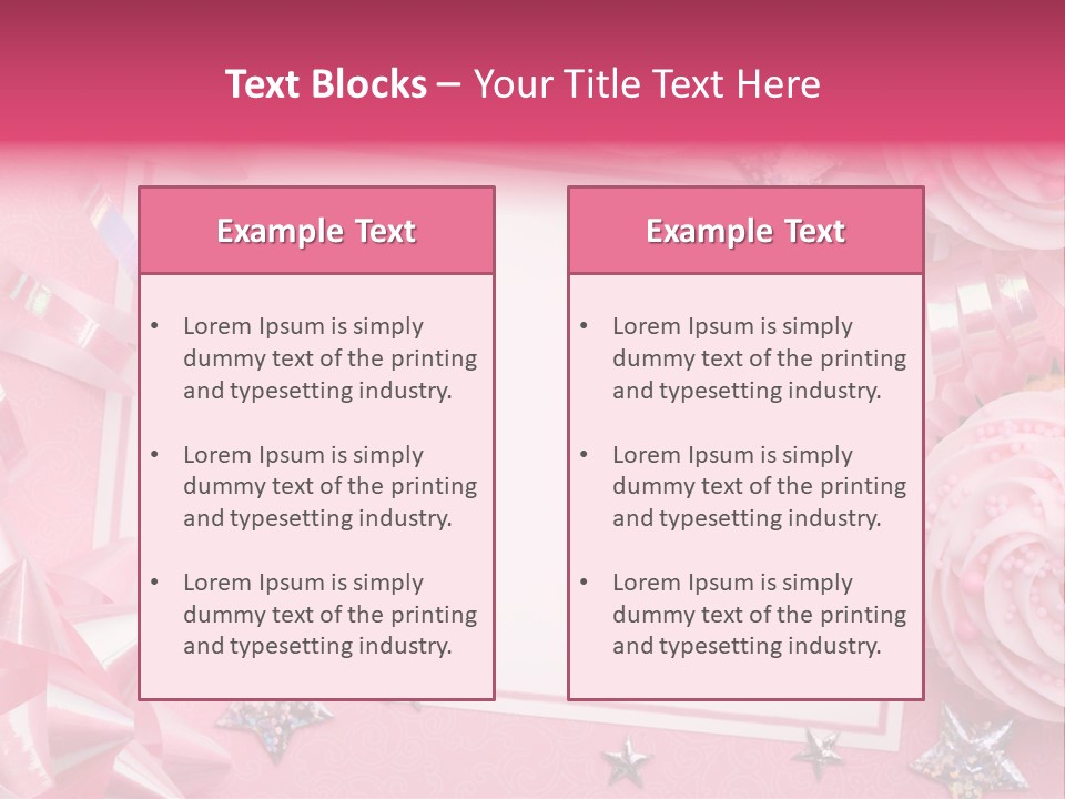 Space Paper Ribbon PowerPoint Template