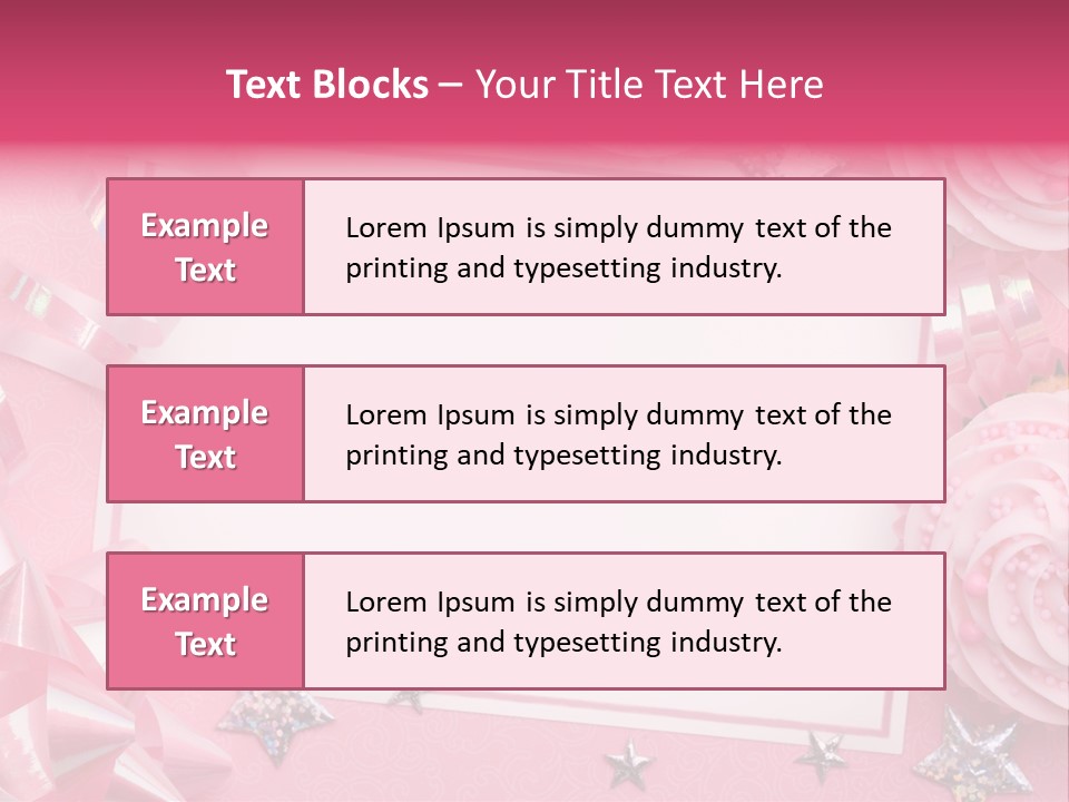 Space Paper Ribbon PowerPoint Template