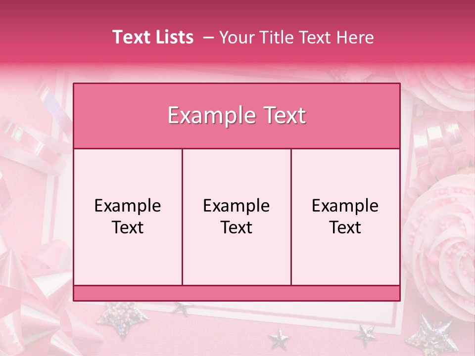 Space Paper Ribbon PowerPoint Template