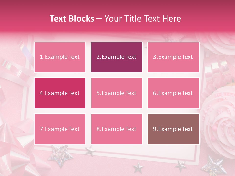 Space Paper Ribbon PowerPoint Template