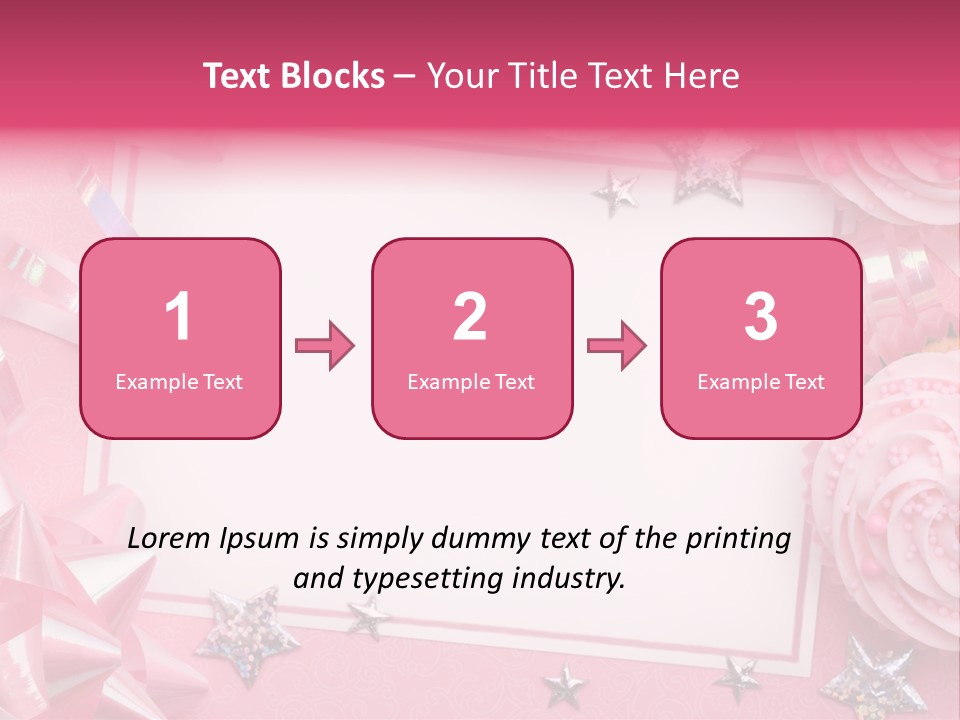 Space Paper Ribbon PowerPoint Template