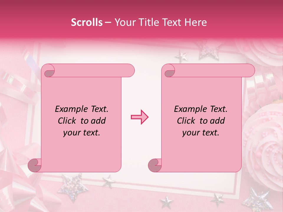 Space Paper Ribbon PowerPoint Template