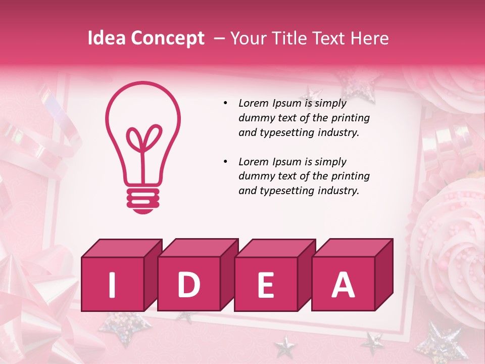 Space Paper Ribbon PowerPoint Template