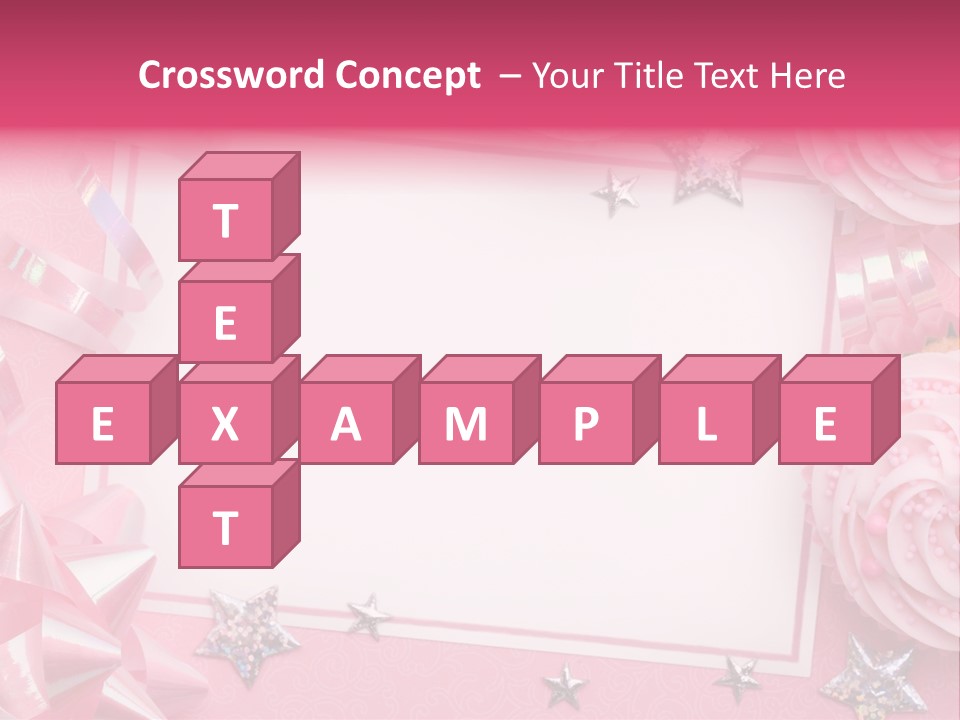 Space Paper Ribbon PowerPoint Template