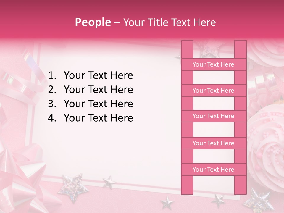 Space Paper Ribbon PowerPoint Template