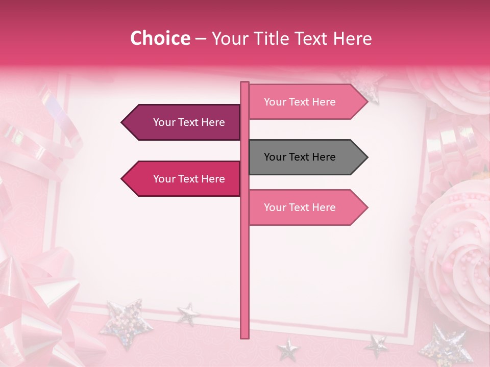 Space Paper Ribbon PowerPoint Template