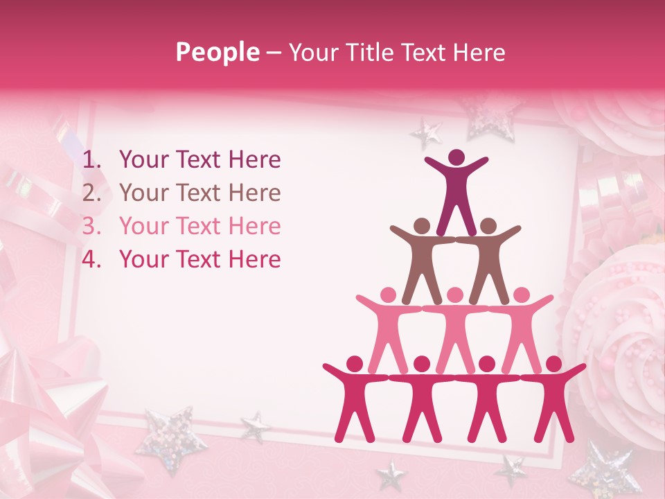 Space Paper Ribbon PowerPoint Template