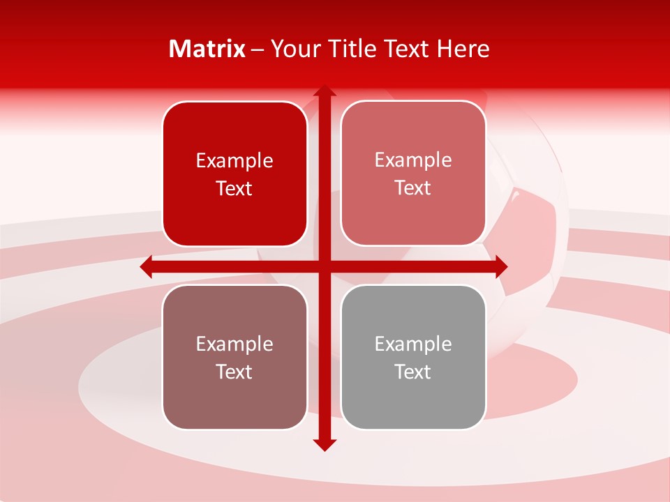 Challenge Target Illustration PowerPoint Template