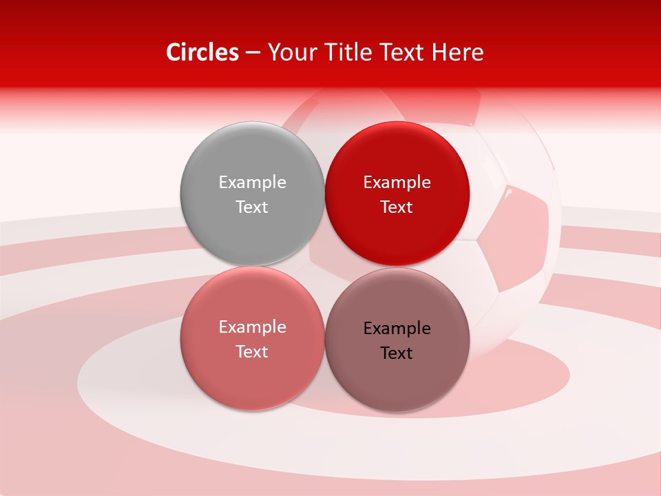 Challenge Target Illustration PowerPoint Template