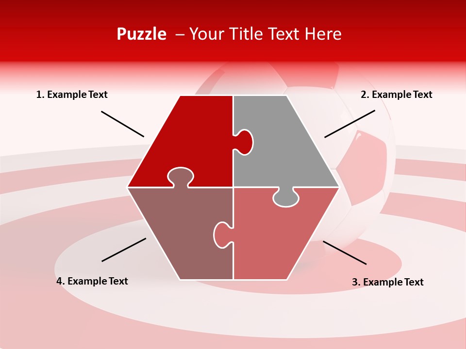 Challenge Target Illustration PowerPoint Template