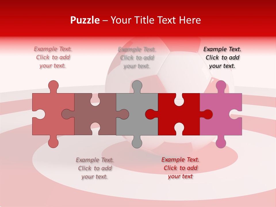 Challenge Target Illustration PowerPoint Template