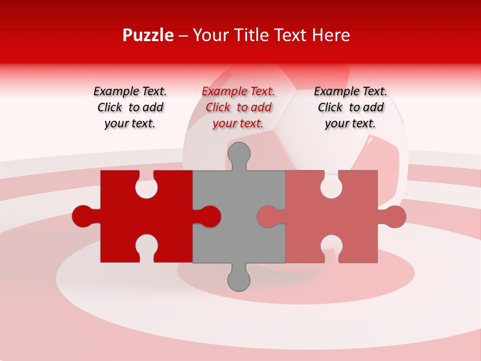 Challenge Target Illustration PowerPoint Template