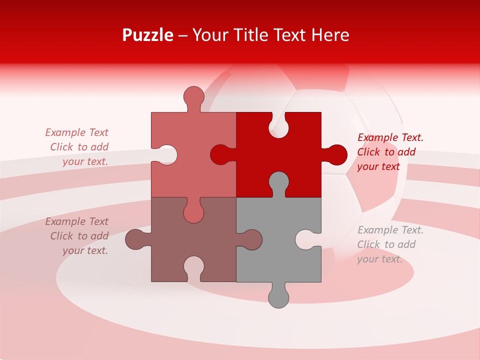 Challenge Target Illustration PowerPoint Template