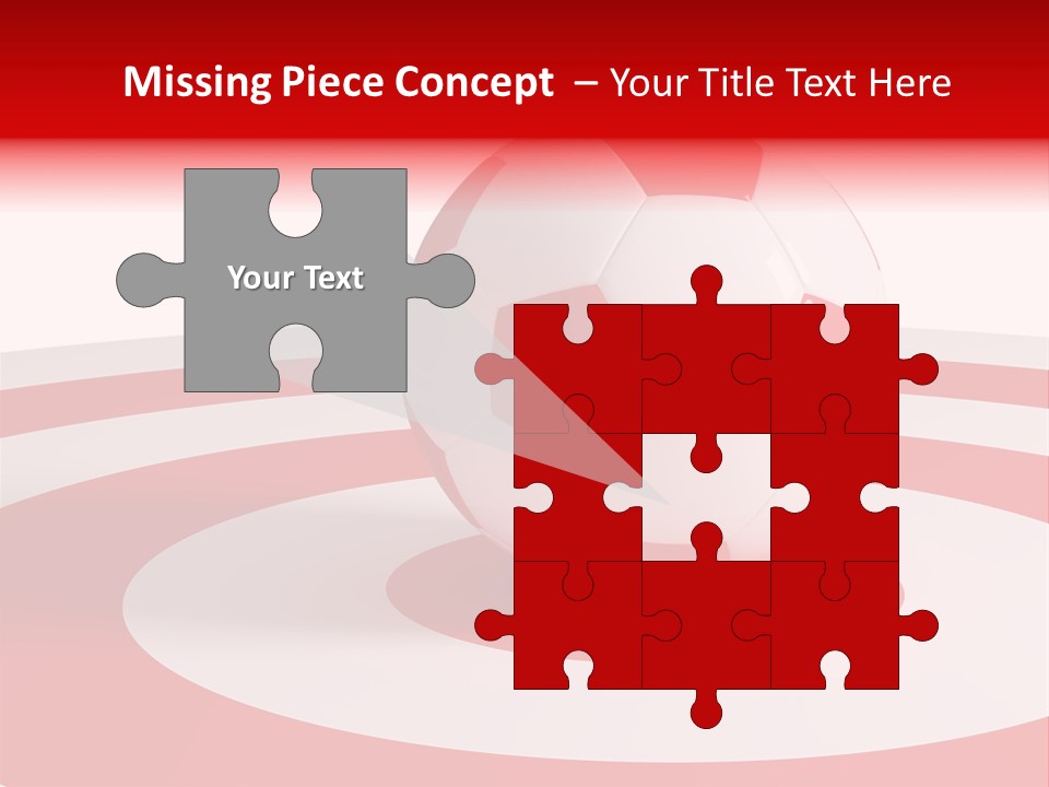 Challenge Target Illustration PowerPoint Template