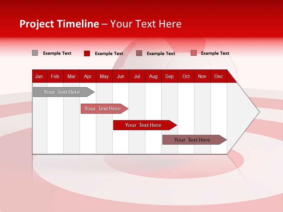 Challenge Target Illustration PowerPoint Template