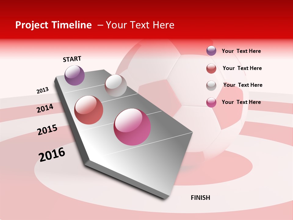 Challenge Target Illustration PowerPoint Template