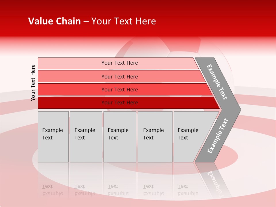 Challenge Target Illustration PowerPoint Template