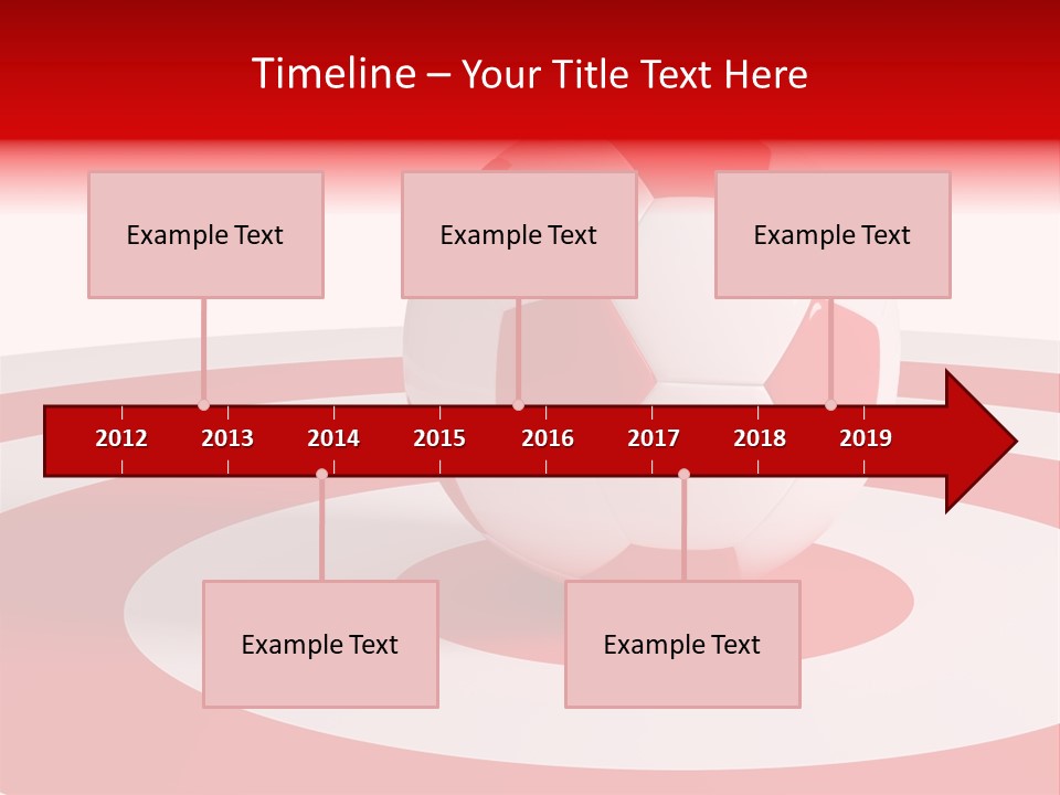 Challenge Target Illustration PowerPoint Template