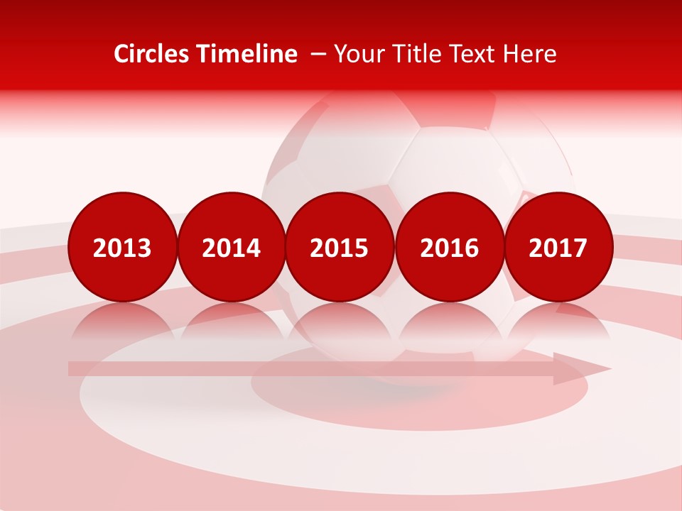 Challenge Target Illustration PowerPoint Template