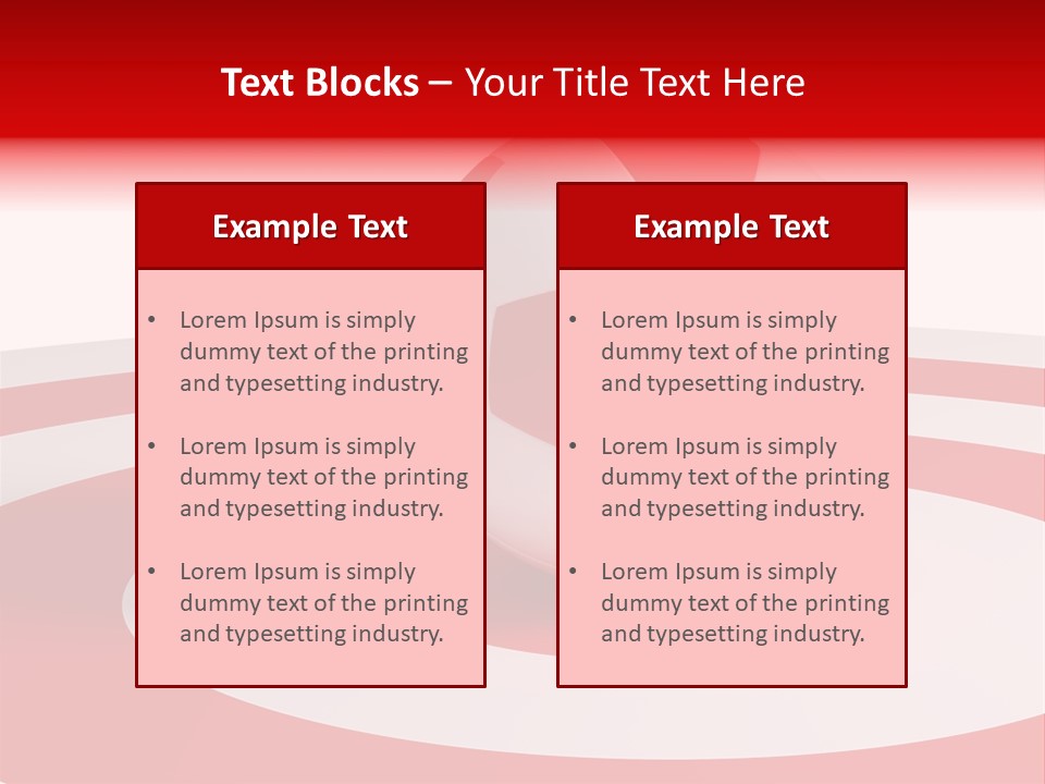 Challenge Target Illustration PowerPoint Template