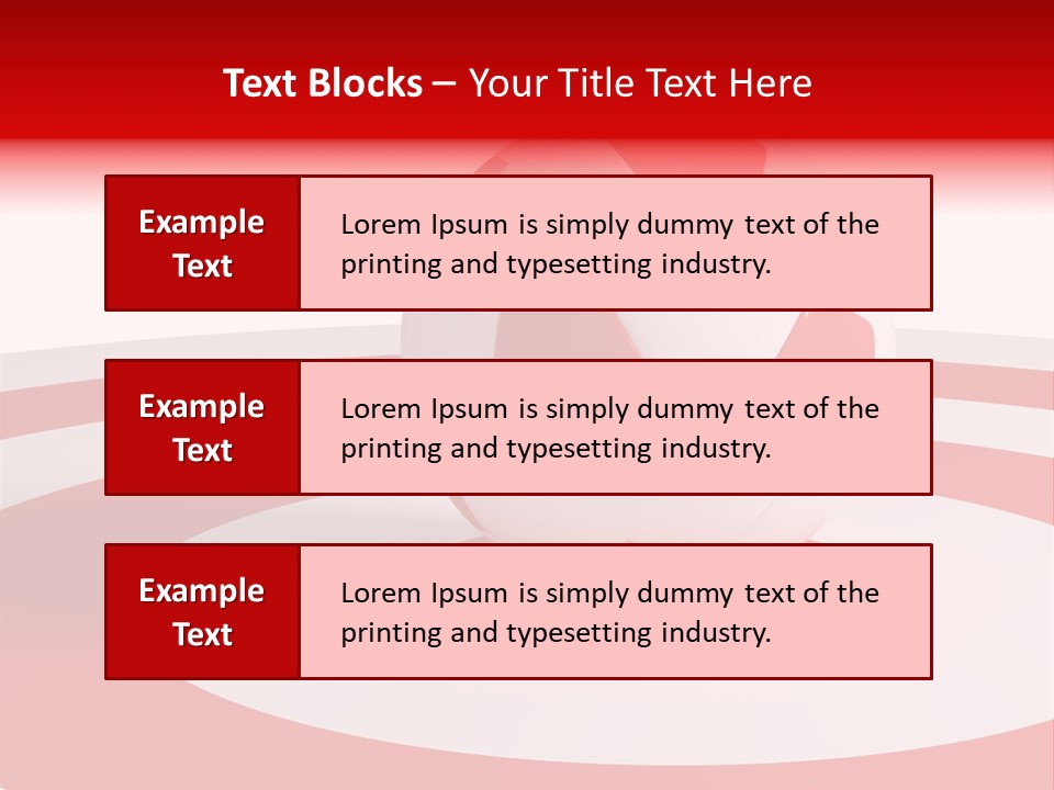 Challenge Target Illustration PowerPoint Template