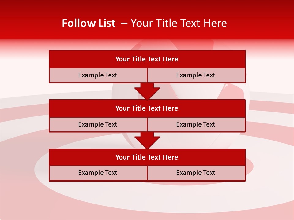 Challenge Target Illustration PowerPoint Template