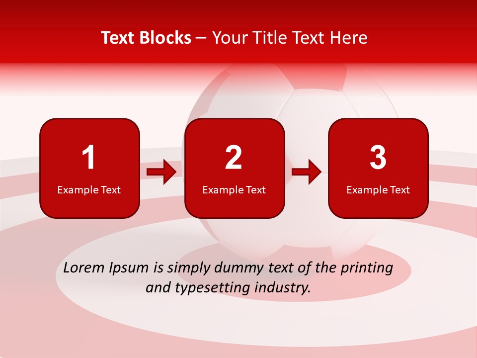 Challenge Target Illustration PowerPoint Template