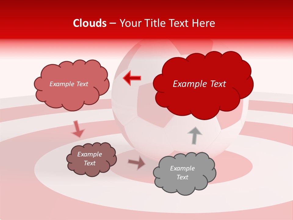 Challenge Target Illustration PowerPoint Template