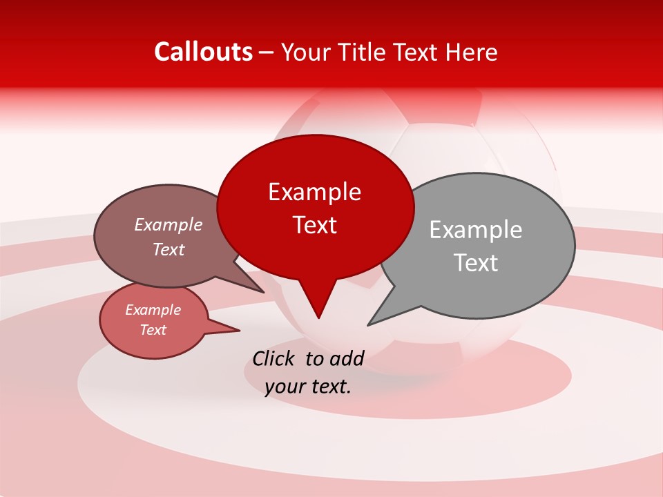 Challenge Target Illustration PowerPoint Template