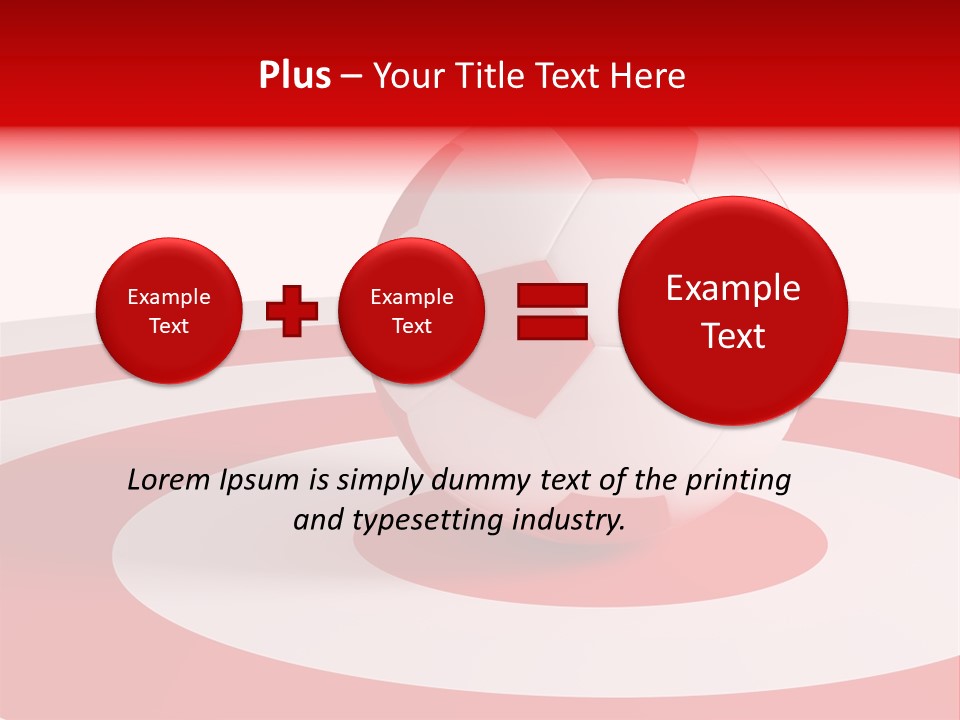 Challenge Target Illustration PowerPoint Template