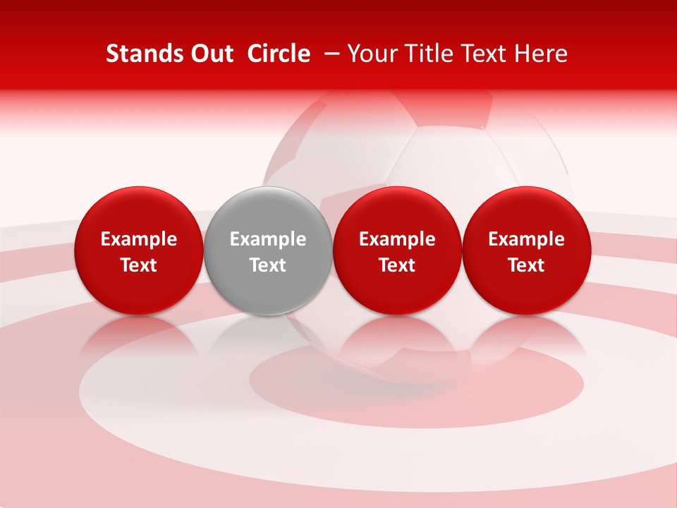 Challenge Target Illustration PowerPoint Template