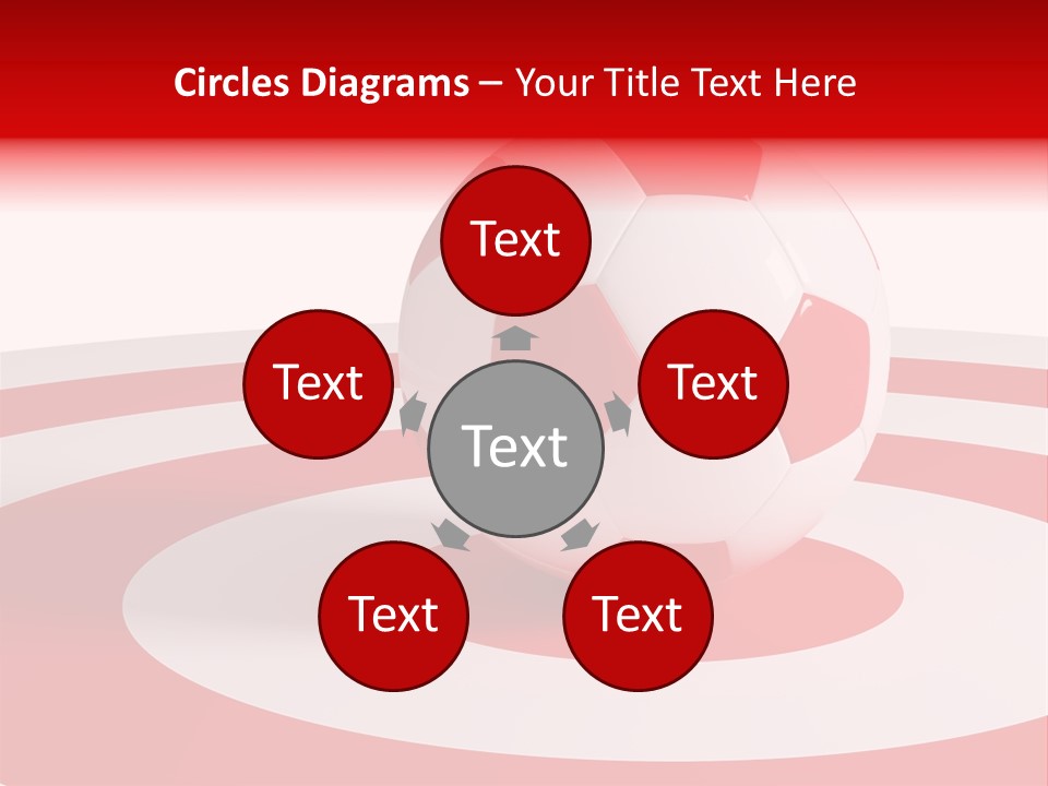 Challenge Target Illustration PowerPoint Template