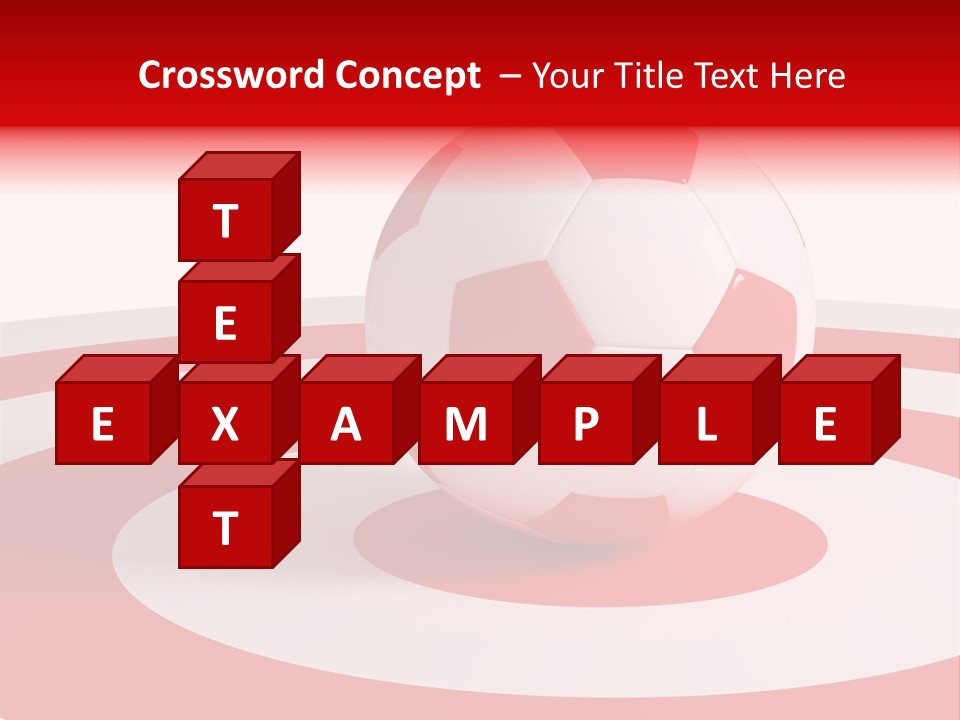 Challenge Target Illustration PowerPoint Template