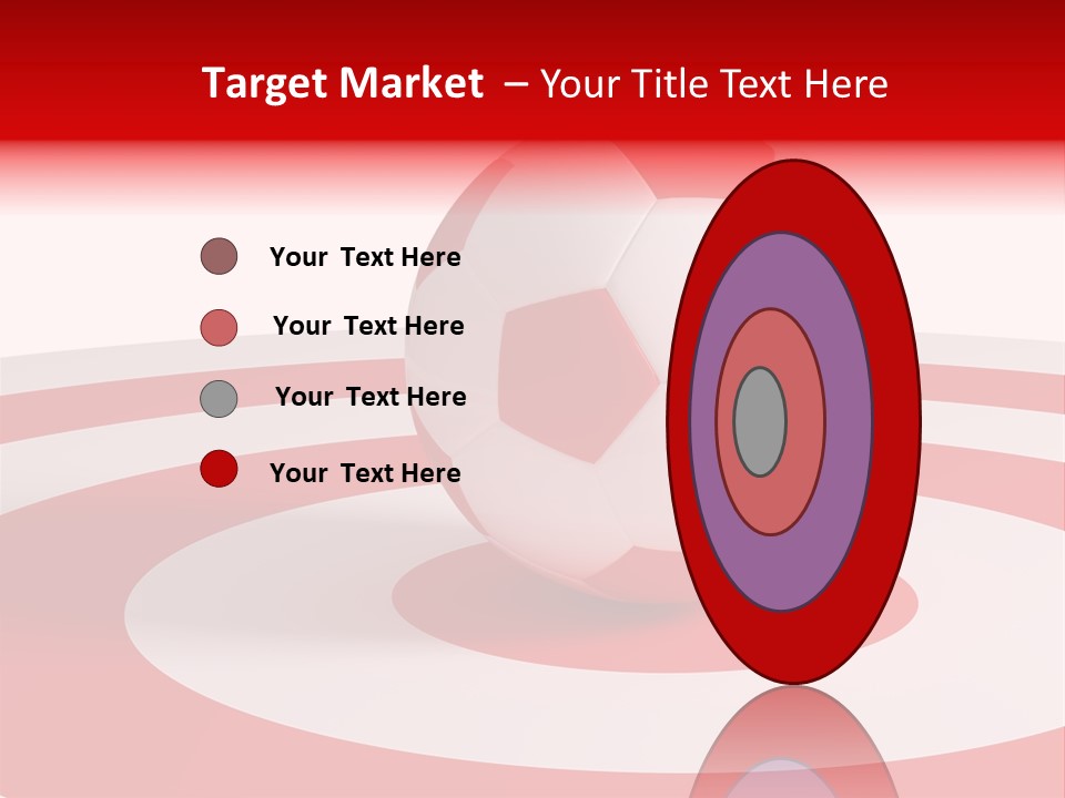Challenge Target Illustration PowerPoint Template
