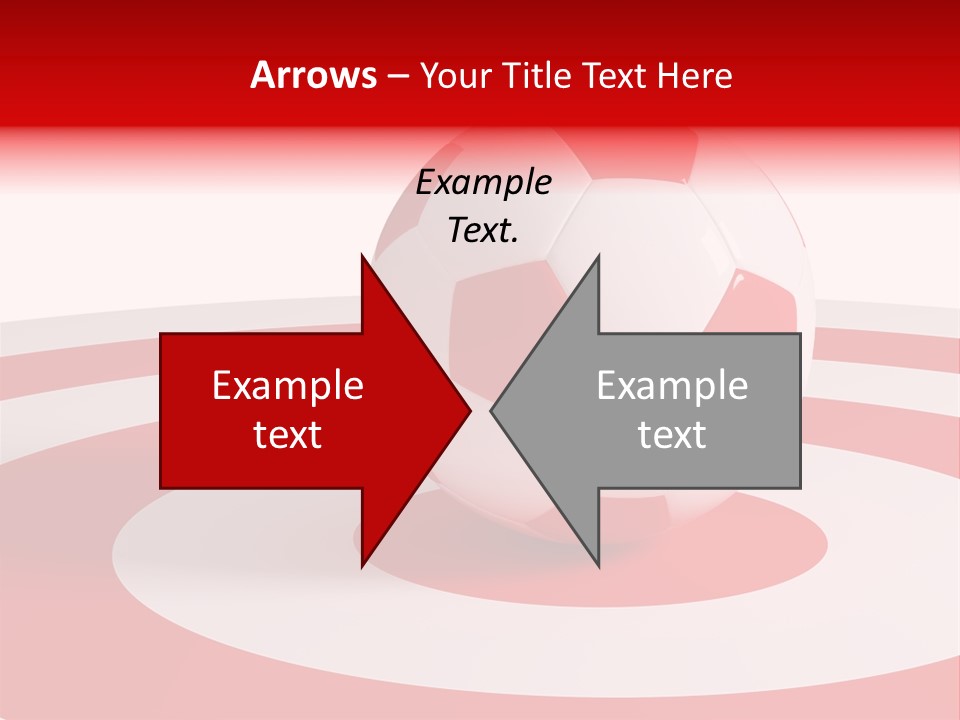 Challenge Target Illustration PowerPoint Template