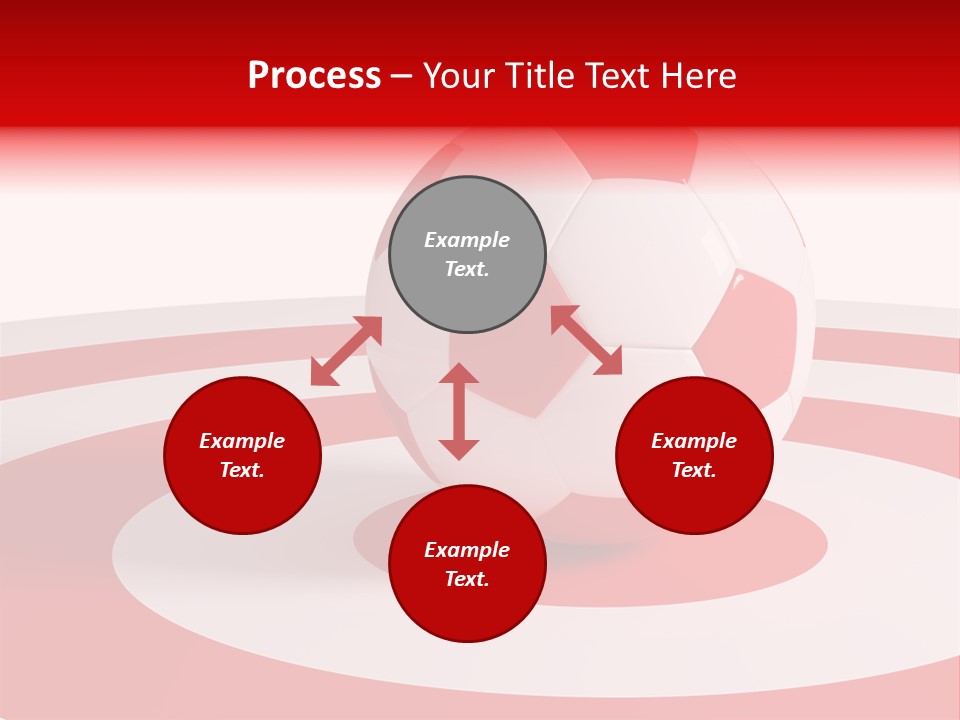 Challenge Target Illustration PowerPoint Template