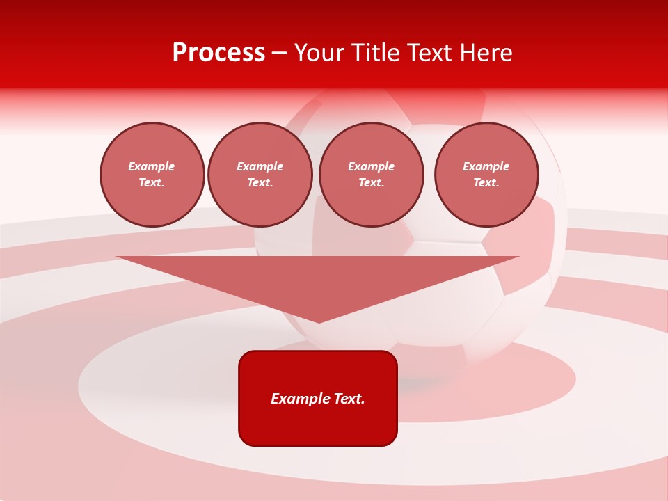 Challenge Target Illustration PowerPoint Template