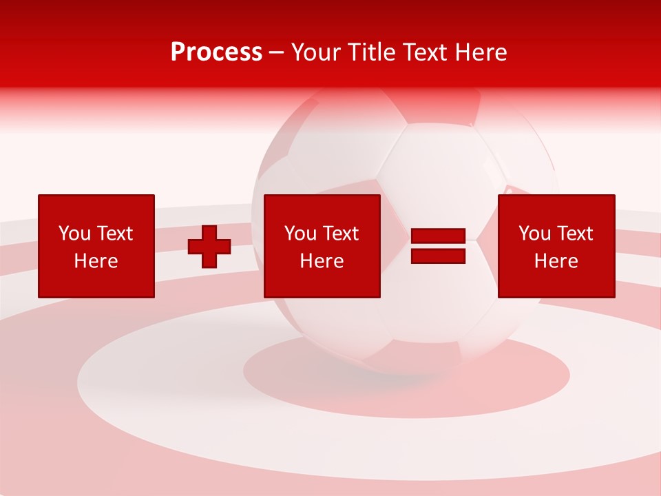 Challenge Target Illustration PowerPoint Template