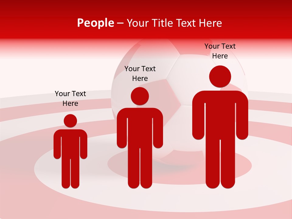 Challenge Target Illustration PowerPoint Template