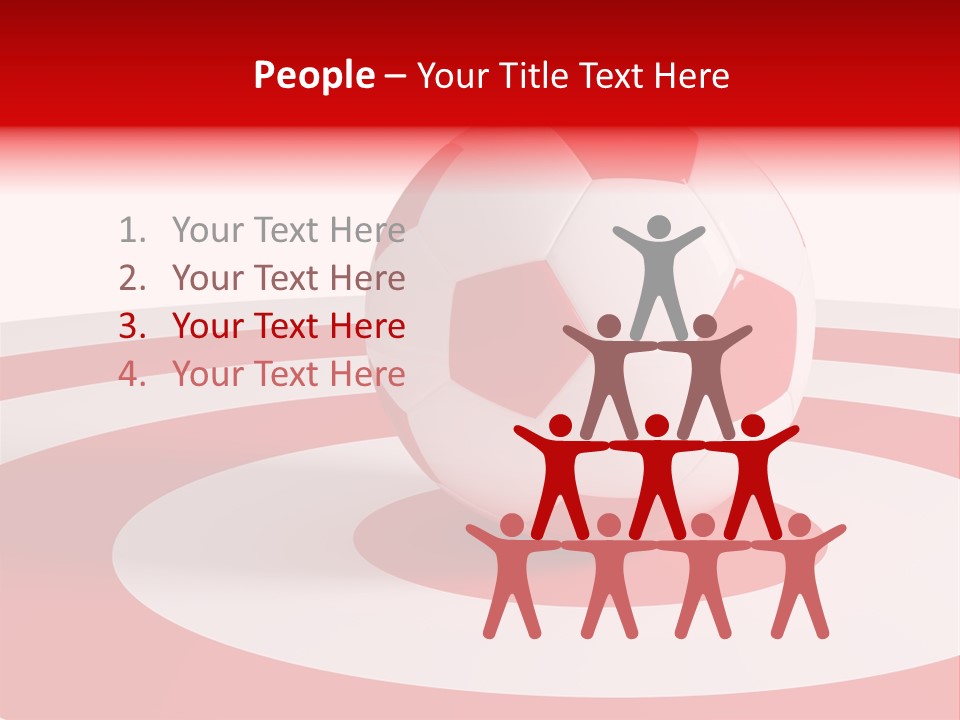 Challenge Target Illustration PowerPoint Template