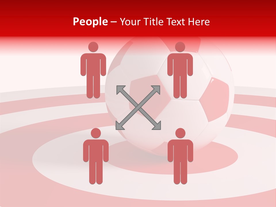 Challenge Target Illustration PowerPoint Template