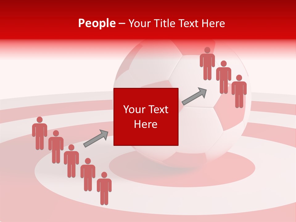 Challenge Target Illustration PowerPoint Template