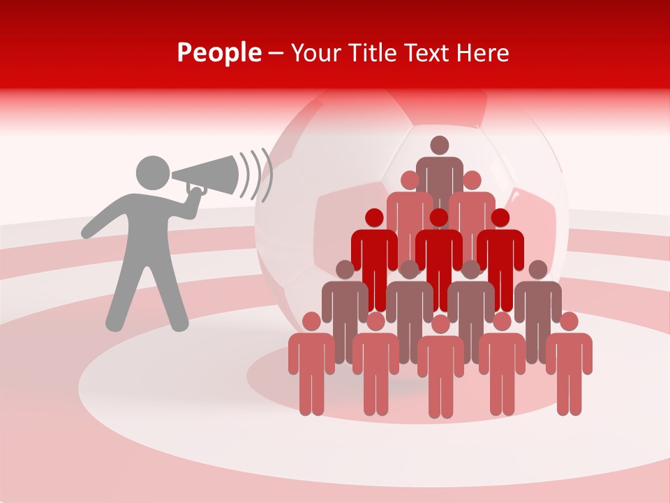 Challenge Target Illustration PowerPoint Template