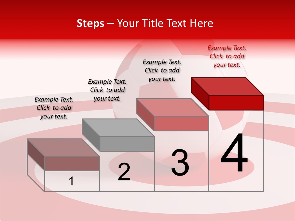 Challenge Target Illustration PowerPoint Template