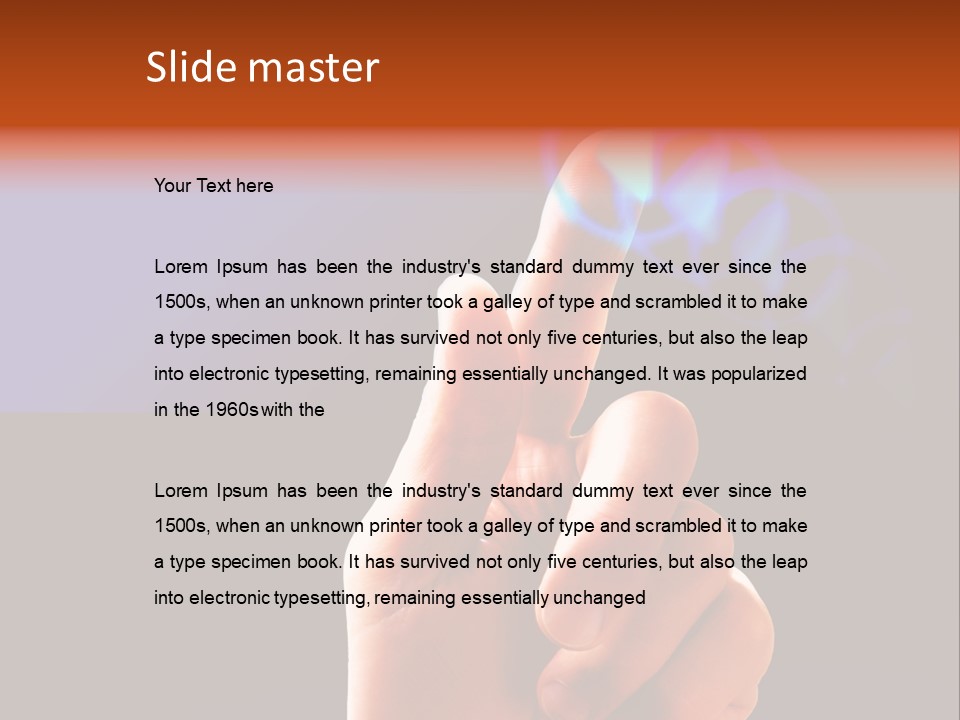 High Reality Interface PowerPoint Template