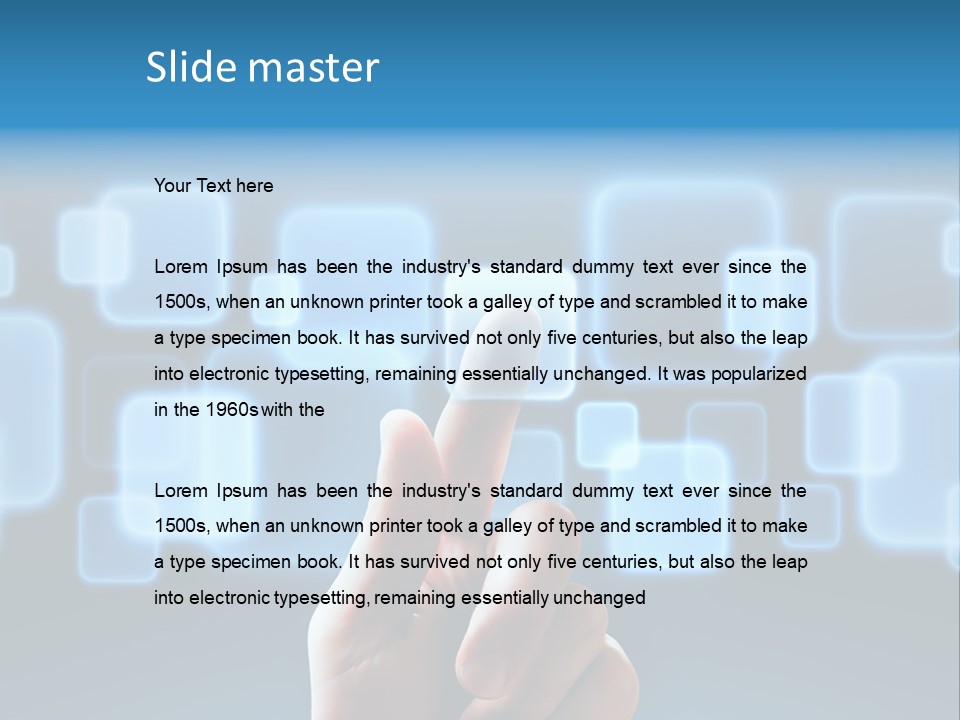 Reality Input System PowerPoint Template