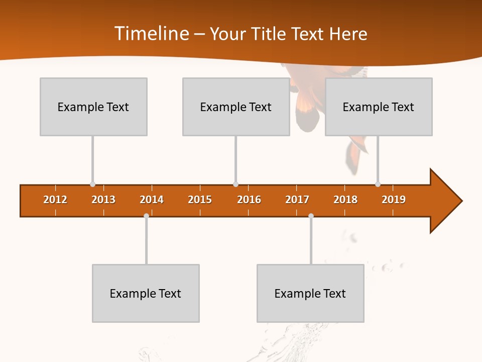 Orange Action Ocean PowerPoint Template