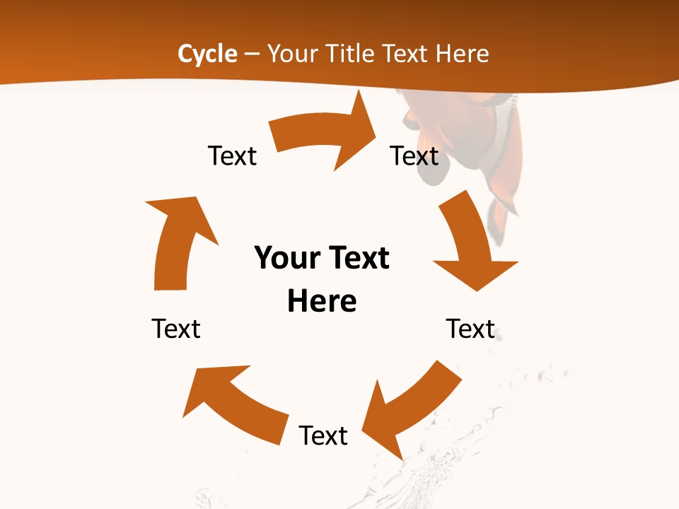 Orange Action Ocean PowerPoint Template